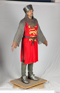  Photos Medieval Knight in mail armor 8 Historical Medieval soldier a poses whole body 0009.jpg